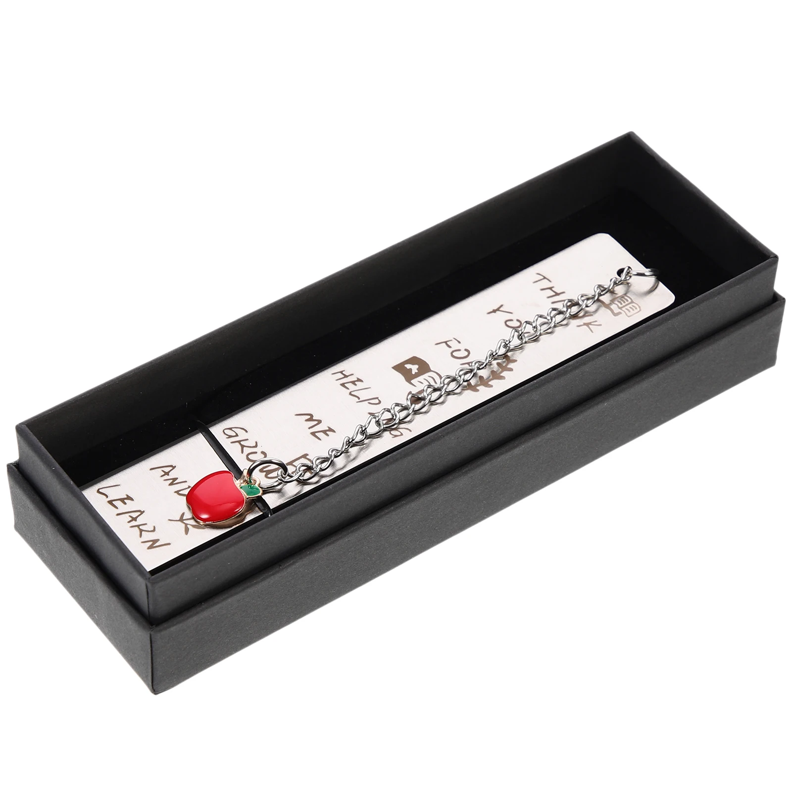 1 set 1 set Segnalibro in acciaio inossidabile Segnapagina creativo Segnalibro per studenti Materiale scolastico per biblioteca domestica per ufficio