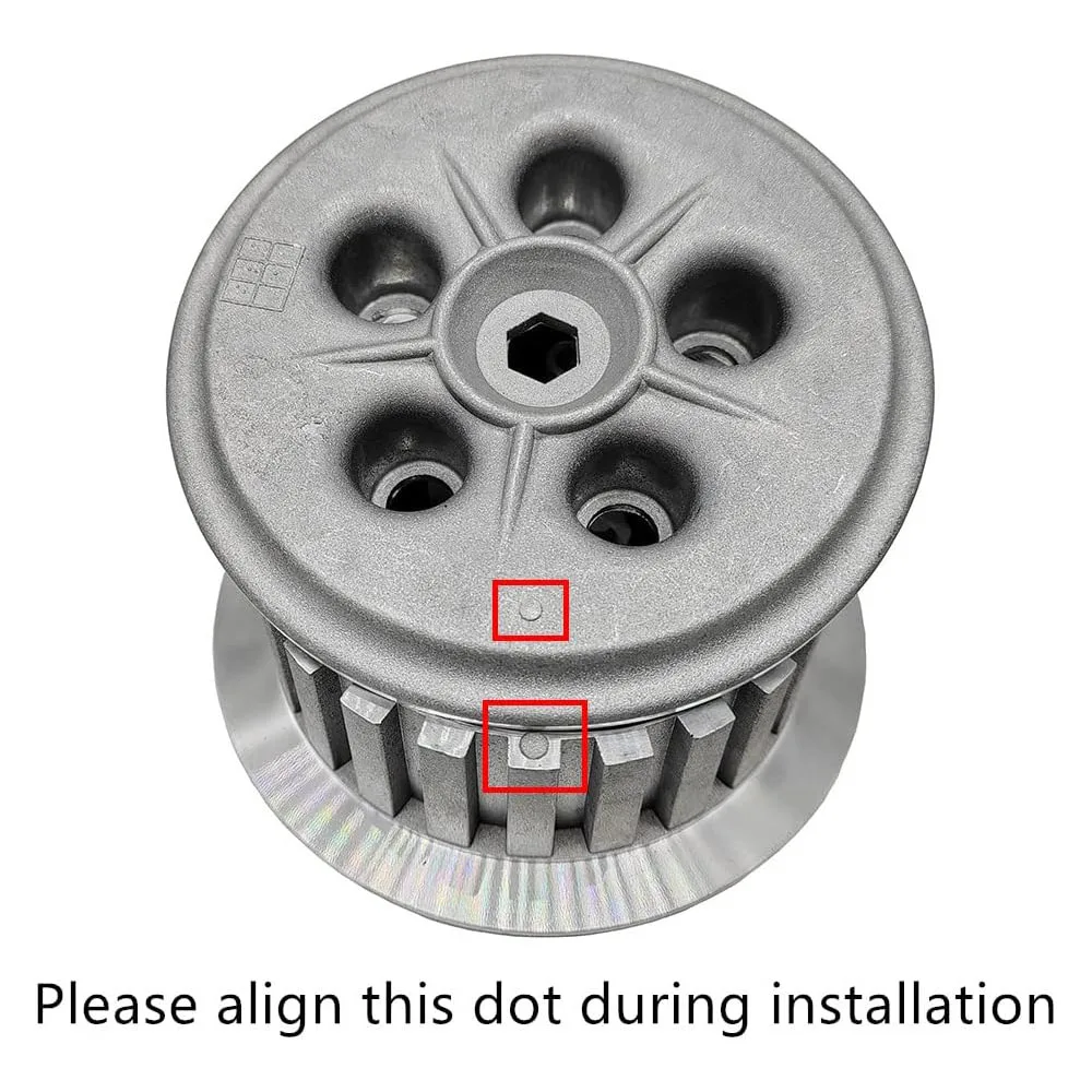 For Yamaha Blaster 200 1988- 1999 2000 2001 2002 2003 2004 2005 2006 Clutch Center Inner Hub & Outer Pressure Plates