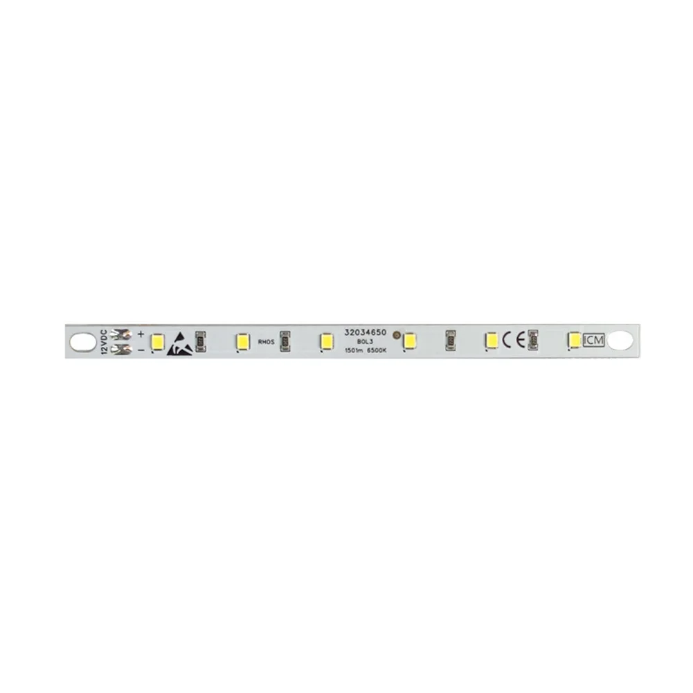 12V LED Light Strip Compatible with For Refrigerators 6500K 13.5cm x 0.8cm White Light Fridge Compartment Lighting