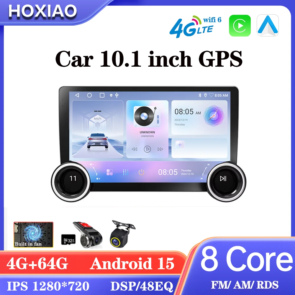 أندرويد 15 راديو السيارة اللاسلكية Carplay السيارات لتويوتا هيونداي نيسان كيا سوزوكي ISO BT مشغل وسائط متعددة واي فاي نظام تحديد المواقع DVR رئيس وحدة