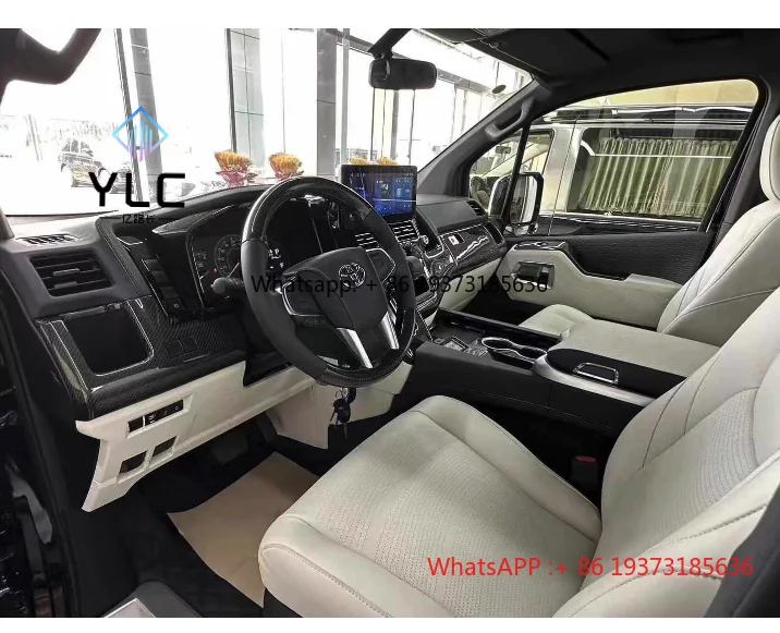 

Комплект внутренней модификации HIACE 2024, новые аксессуары для украшения автомобиля из нержавеющей стали для Toyota HIACE