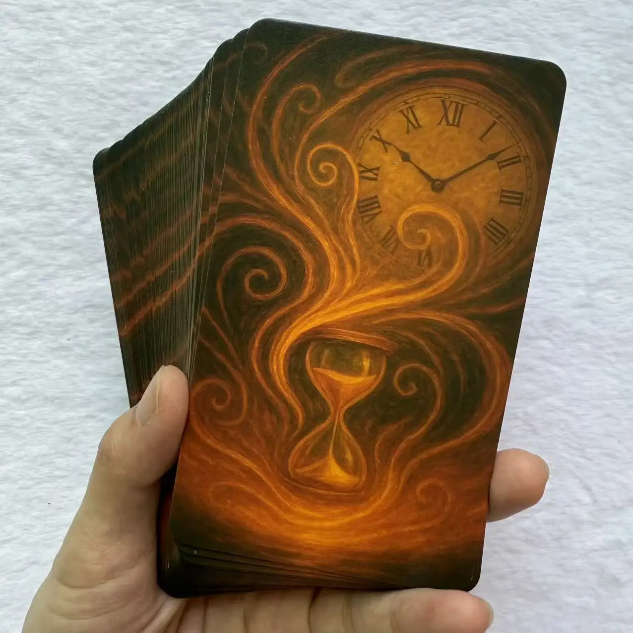 سطح أوراكل الزمني الياباني، 54 بطاقة ذات طابع زمني للاكتشاف الذاتي والعرافة والتنبؤ والتوجيه الروحي، 12 × 7 سم