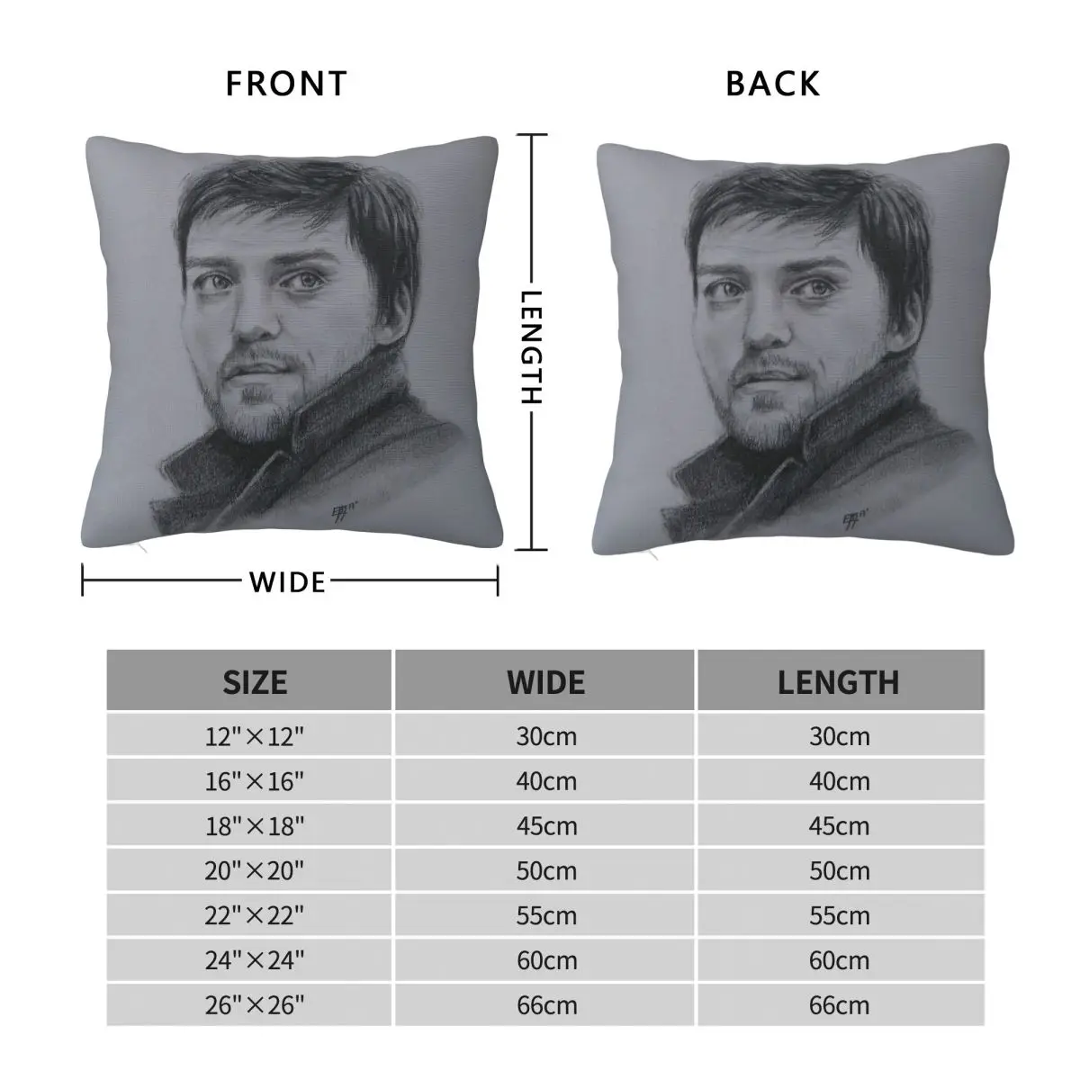 Cormoran Strike Robin Ellacott Square Pillowcase Polyester Linen Velvet Pattern Decorative Throw Pillow Case Sofa Cushion Cover