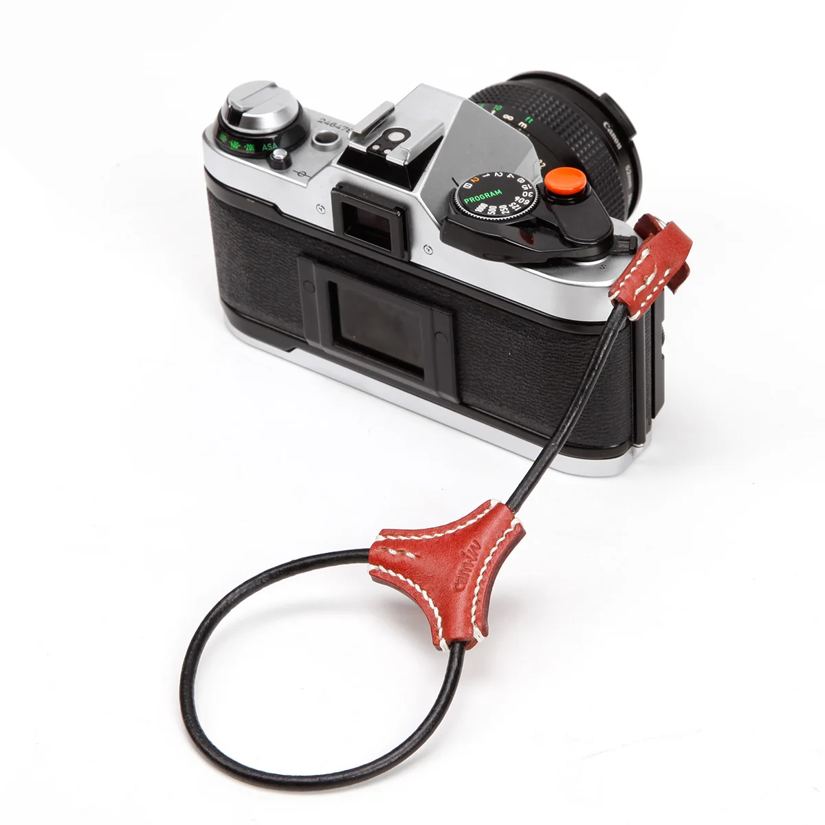 Cinturino da polso per fotocamera digitale in pelle con foro rotondo per Leica Fuji Sony Accessori per micro-singola fotocamera Cinturino in pelle per fotografia