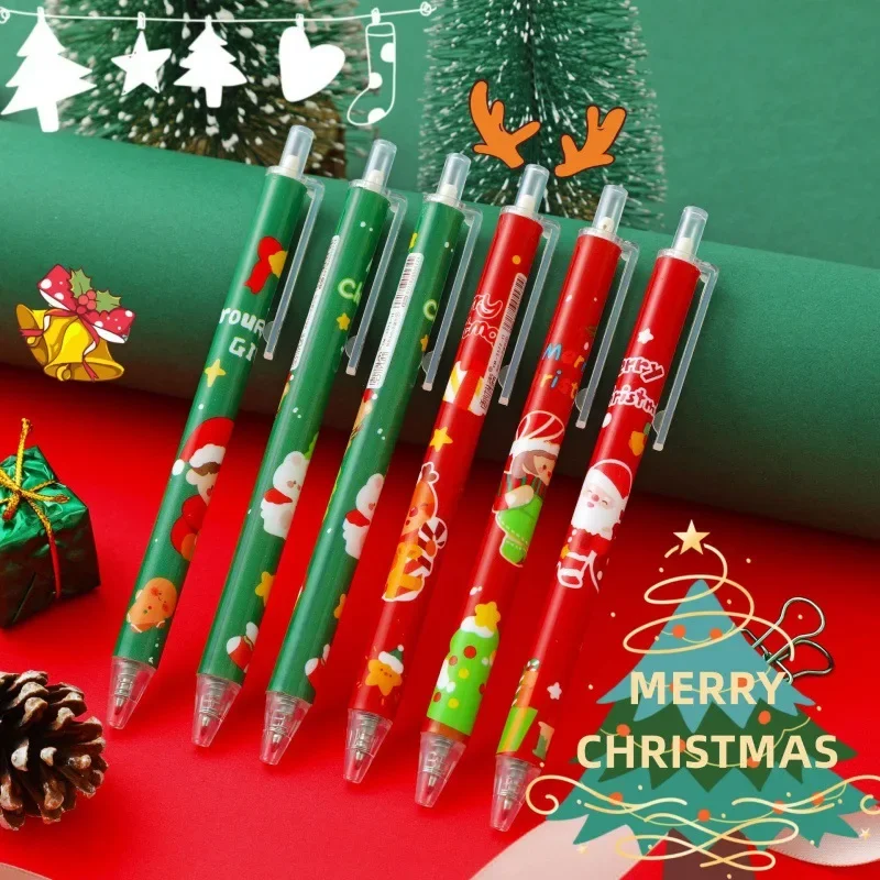 Cute Christmas Push Neutral Pen, Student Christmas Activities Gifts Children's Prizes