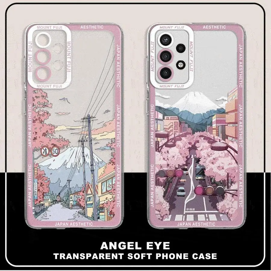 Sakura Street Japan Cover Phone Case for Xiaomi Mi 11 Lite 11T Pro Poco X3 X4 Pro X5 Pro X3NFC M3 Pro X4 GT Clear Soft