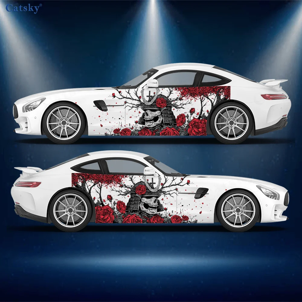 

Thorn Rose Armor Warrior Car Side Sticker Decoration,PVC Waterproof Scratch Resistant Decal,Car Protect,Auto Accessories Gift