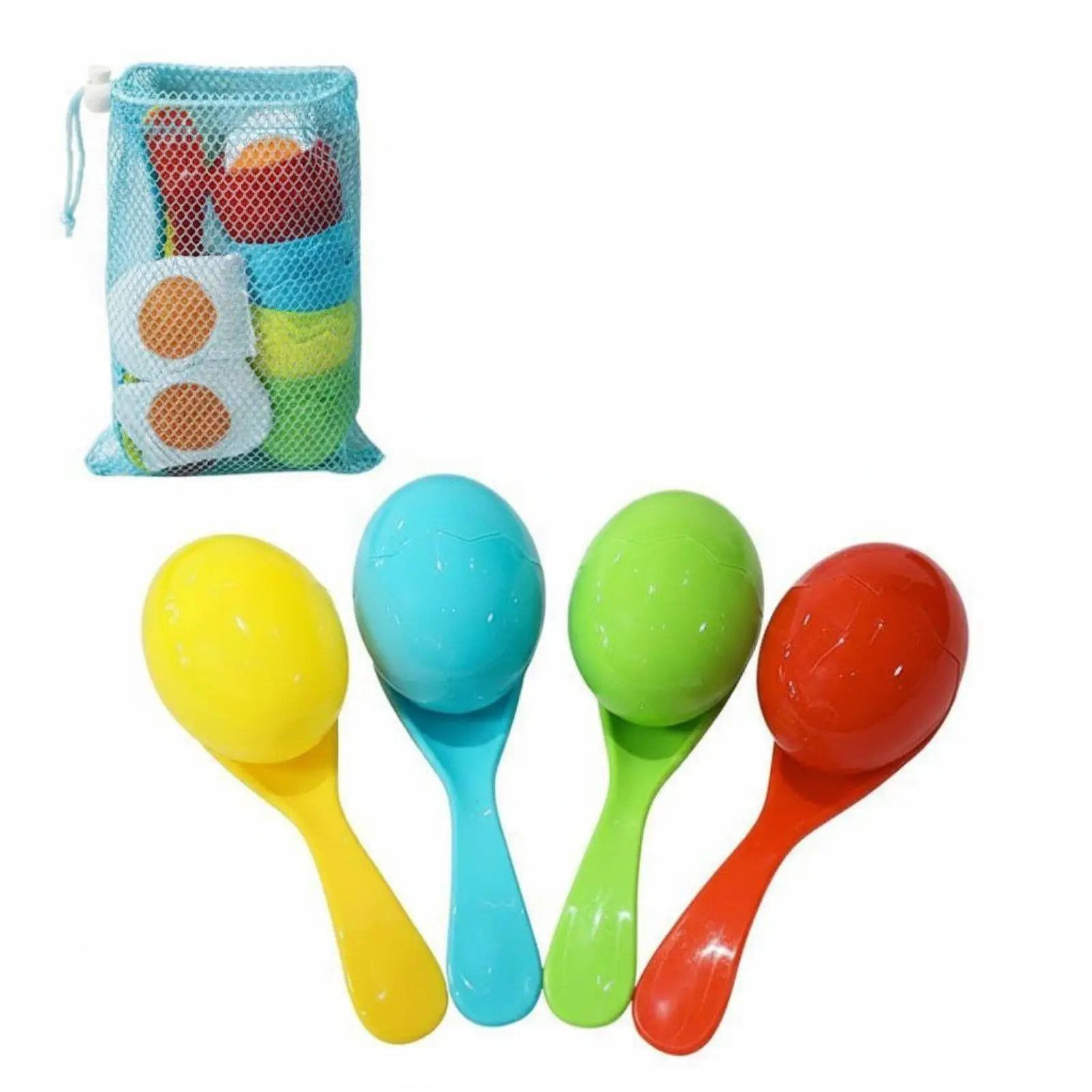 Sensory Training Spoon Race Set Durable Balance Educational Toy for Couples Family Party Outdoor Activities