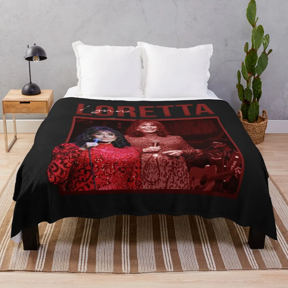 

loretta red rip Throw Blanket Hairy Blanket Sleeping Bag Blanket Soft Bed Blankets manga