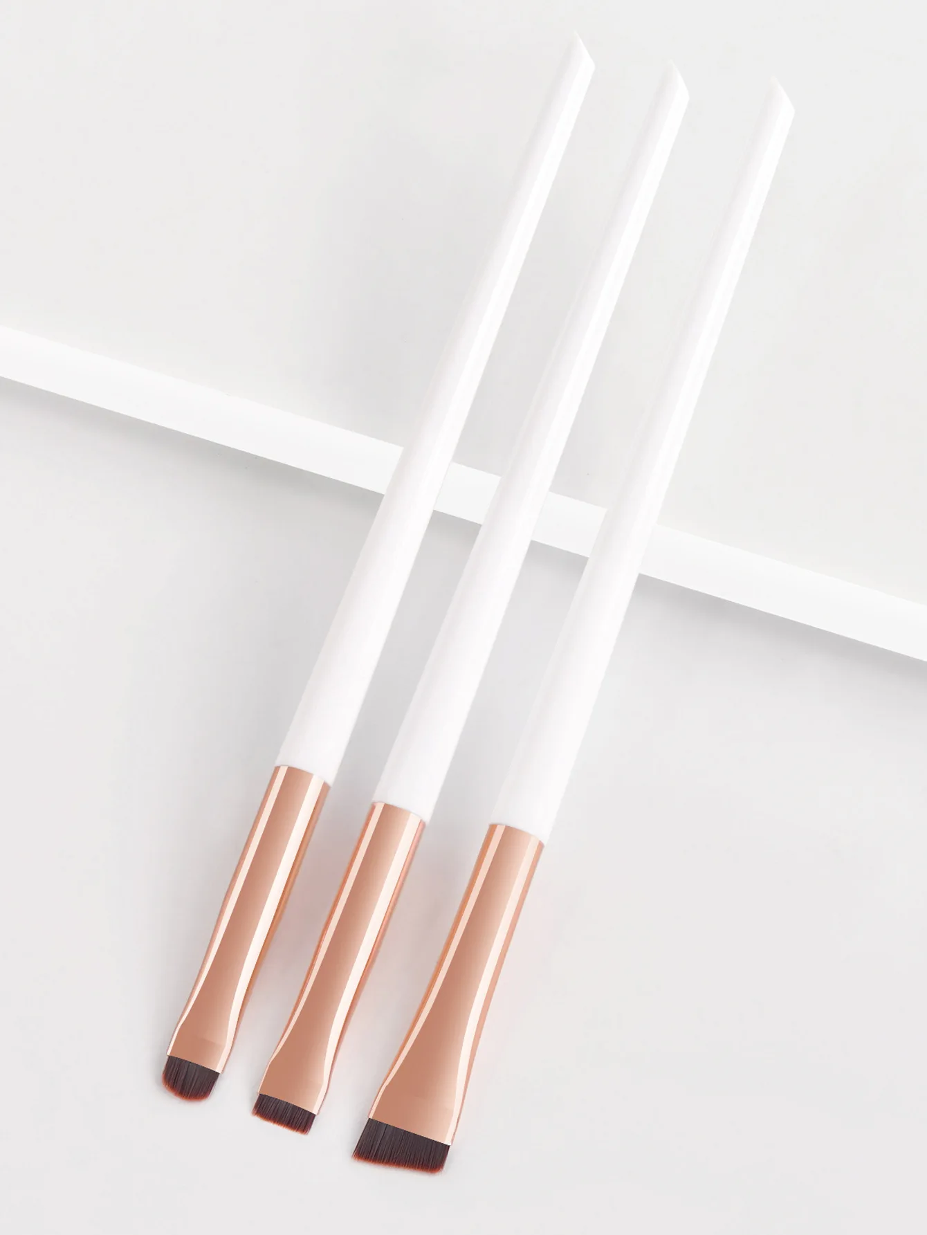 3-delige wenkbrauw- en ooglijnborstels, ultradunne oogschaduwborstels