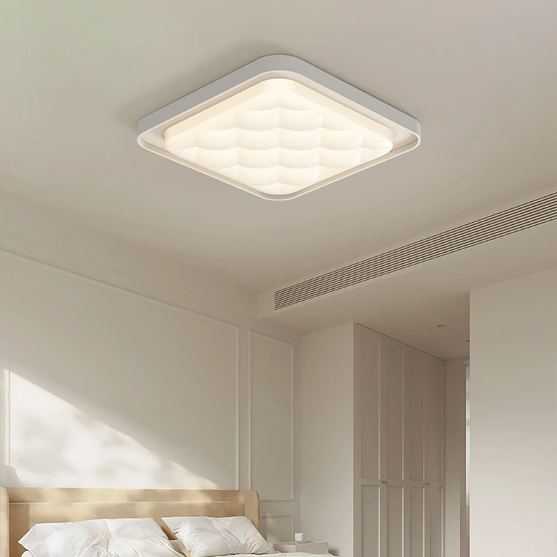 Plafonnier LED rectangulaire ultra fin, design moderne, éclairage d'intérieur, luminaire décoratif de plafond, idéal pour un salon ou une chambre à coucher