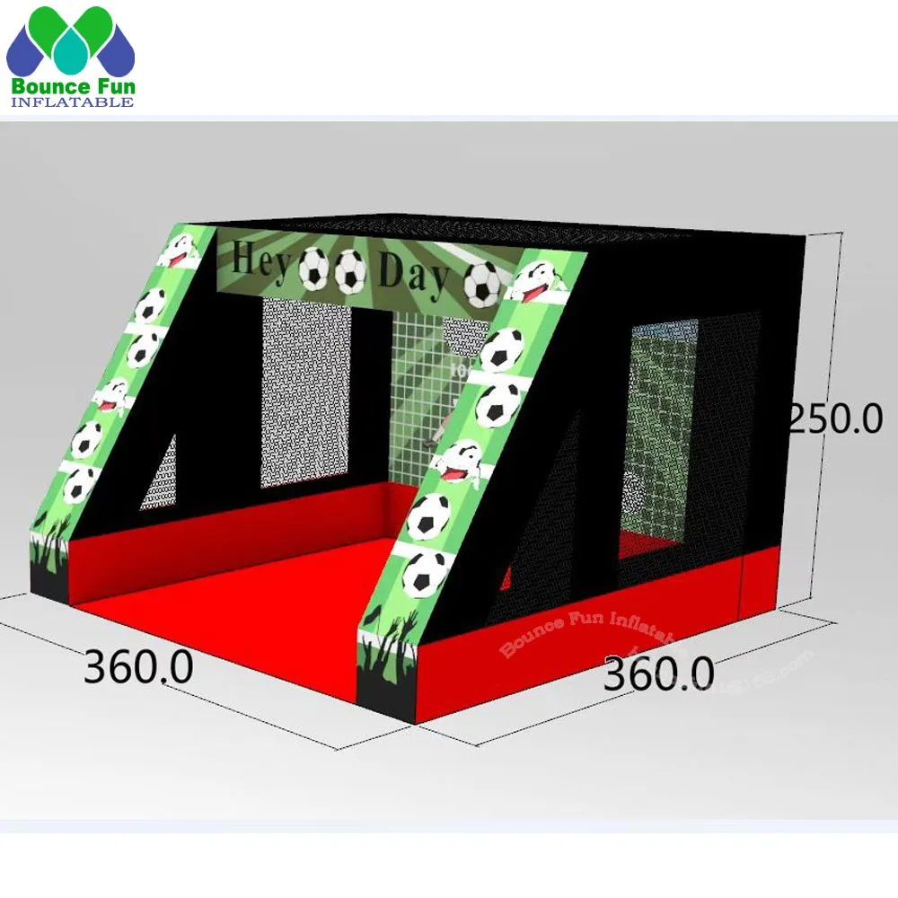 Gratis Luchtverzending Draagbare Opblaasbare Penalty Shootout Game Opblaasbaar Voetbal Doelwit Kick Voetbal Toss Doel Voor Amusement