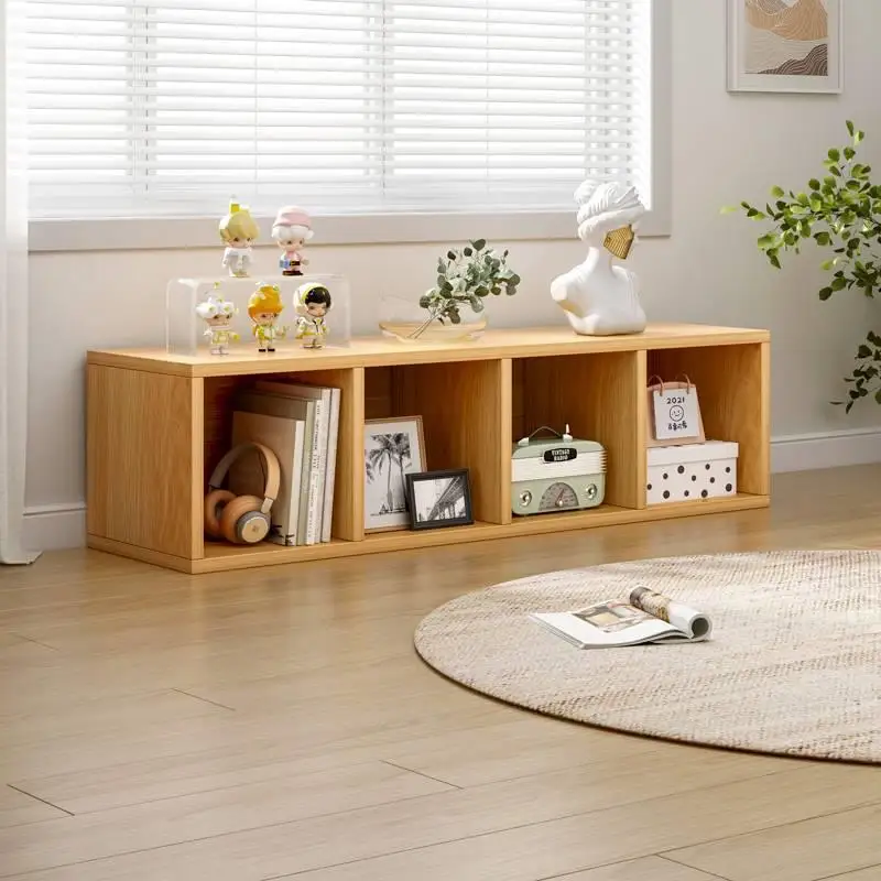 

эркерный шкафчик, напольная однослойная решетчатая книжная полка, бытовой книжный шкаф, полка для ТВ-шкафа