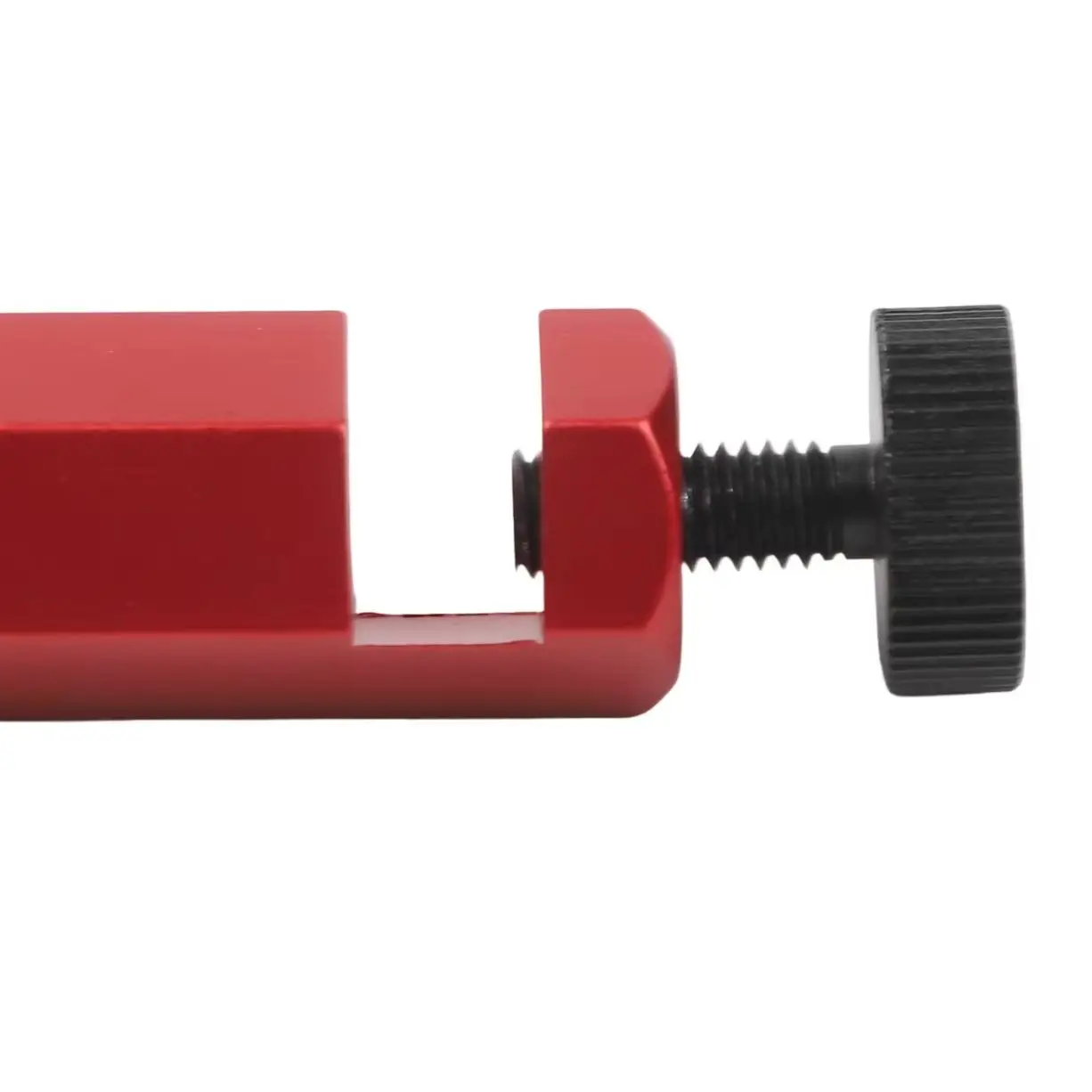 Red Aluminum Tall Stair Gauge With Holder Hook For Square Rafter Layout Circular Saw Cutting Woodworking Hand Tool