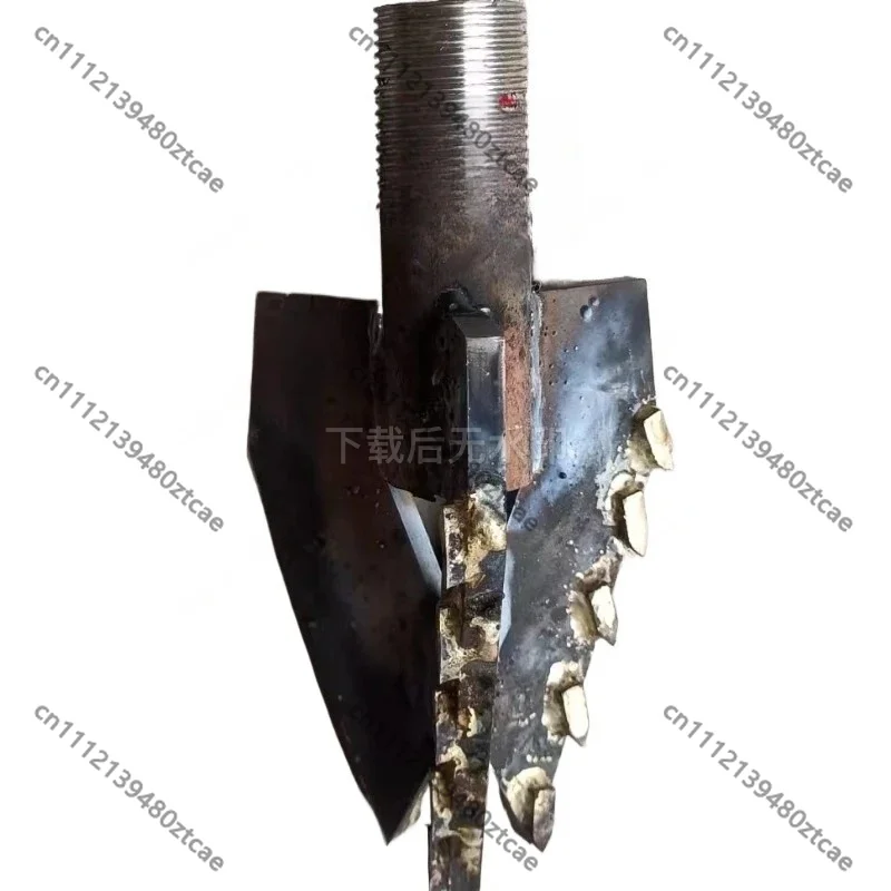 

Three Blade Alloy Drill Bit 1 Inch Well Drilling Household Drilling Hole Opener