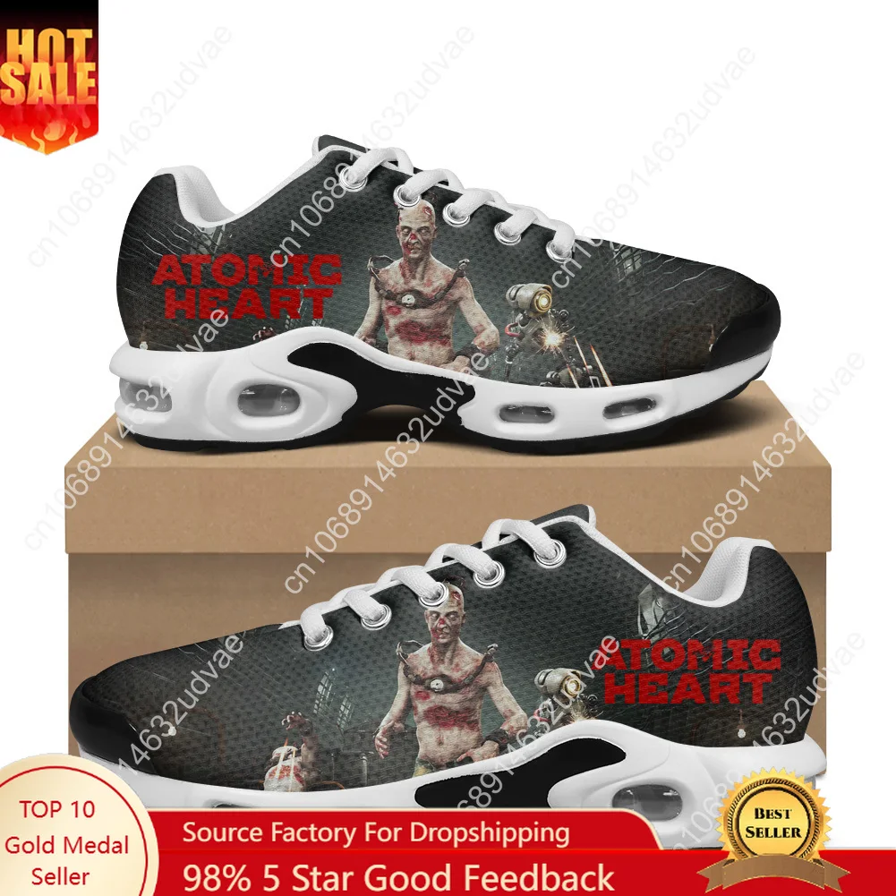 

Atomic Heart Air Cushion Sneakers Mens Womens Teenager Lightweight Sports shoes High Quality Custom Leisure Mesh Sneaker