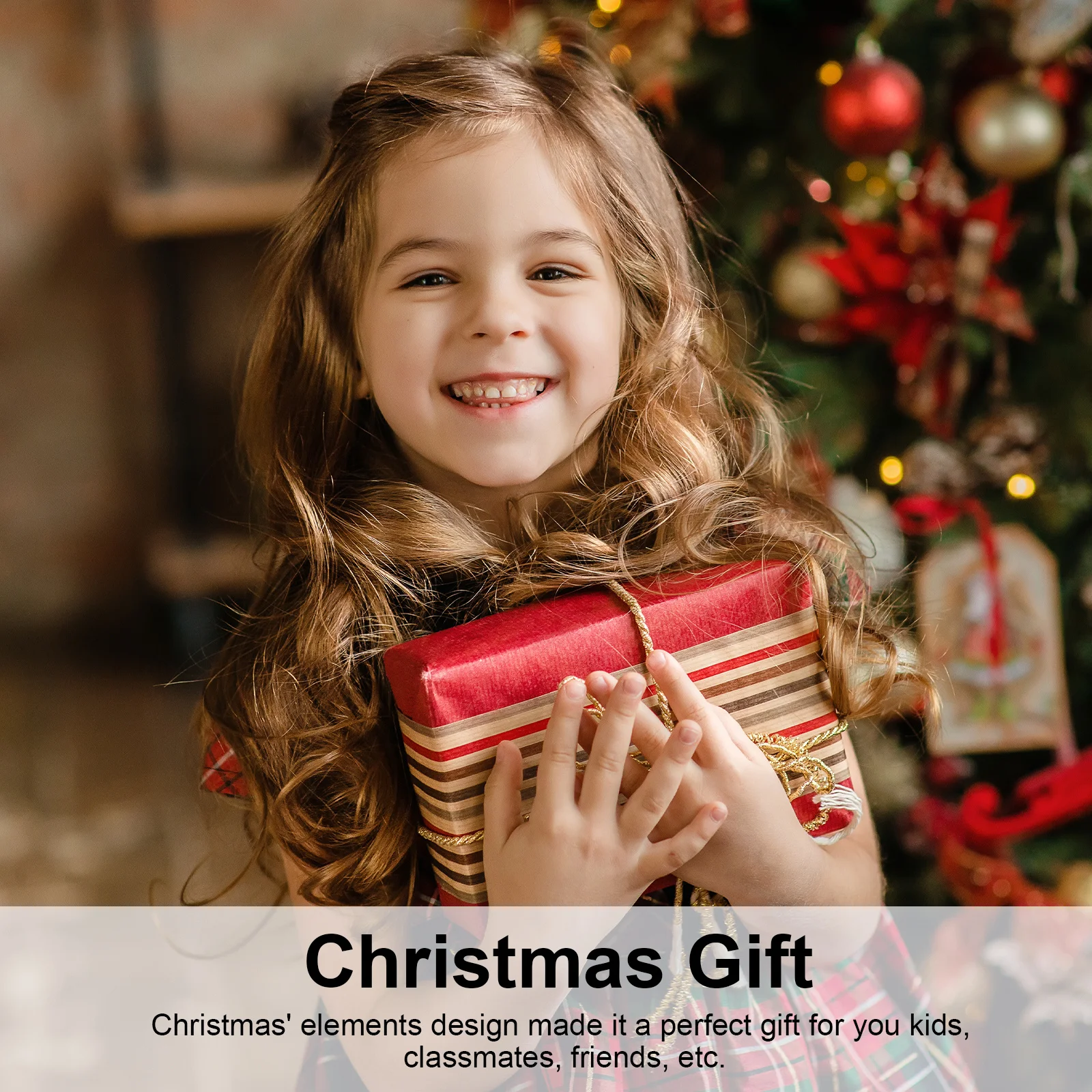 

6pcs Wooden Nutcracker Ornament Christmas Soldier Puppet Desktop Tree Hanging Decor Xmas Gift Festival Decoration Craft