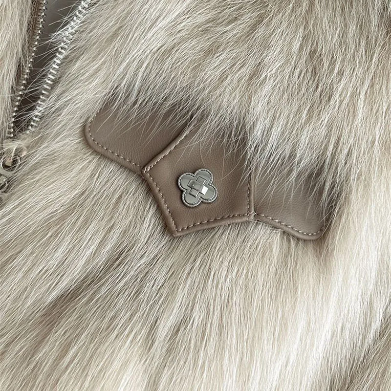 Novo outono inverno jaqueta de pele do falso das mulheres nova gola flip imitação de pele de raposa casaco curto feminino casual topo outerwear