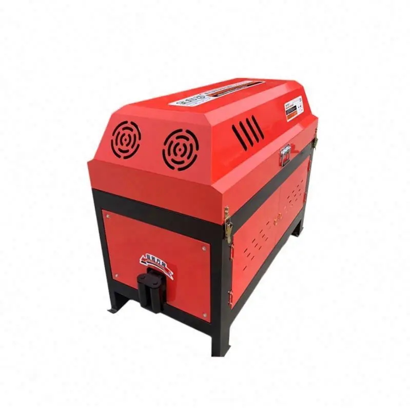 Manufacturer wholesale portable 7.5kw hydraulic steel bar straightening machine custom voltage 220V metal rod straightening mach