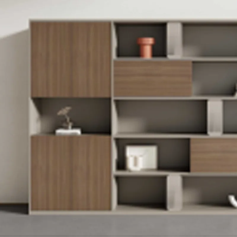 Office floor-to-ceiling filing can be freely combined, multi-functional, beautiful, atmospheric, and creative document storage