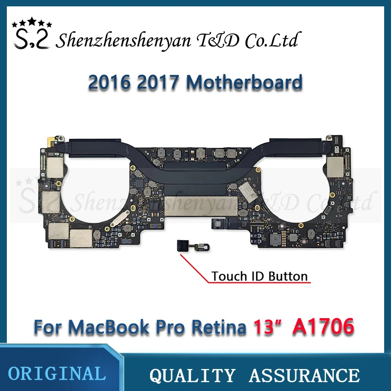 

Tested A1706 Motherboard 820-00239-A 820-00923-A for MacBook Pro Retina 13" Logic Board Late 2016 Mid 2017 EMC 3071 EMC 3163