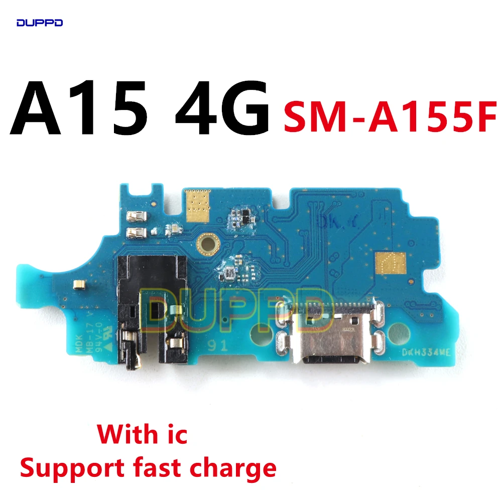 USB Charging Port Dock Board Connector Main Motherboard Flex Cable For Samsung Galaxy A15 4G A155F A155