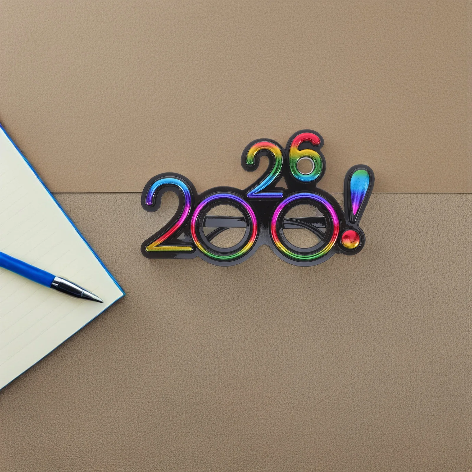 

New Years Eve Party Decorations Glasses Supplies Accessories Decorative Mirror PC