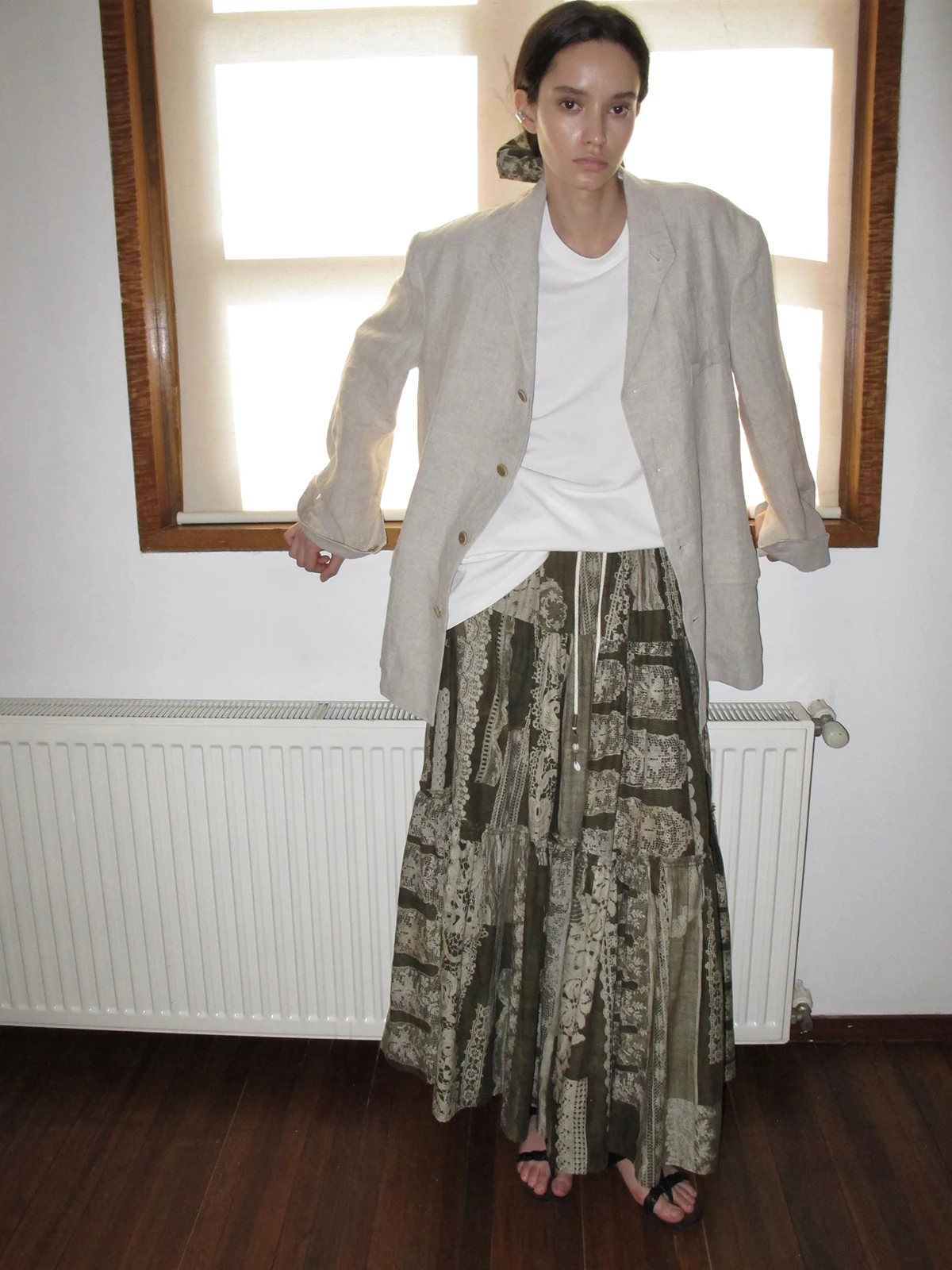 

Женское пальто Molin Soft Power из льняной ткани, повседневное, свободного кроя, с воротником-смокингом, фактурным плетением, для весны, осени и зимы