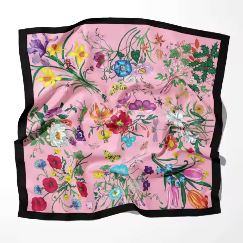 70cm*70cm Fashion 2025 Designer Print Scarf Winter Warm Head Hair Shawl Women Designer Wool Scarfs Square  Headband Hijabs