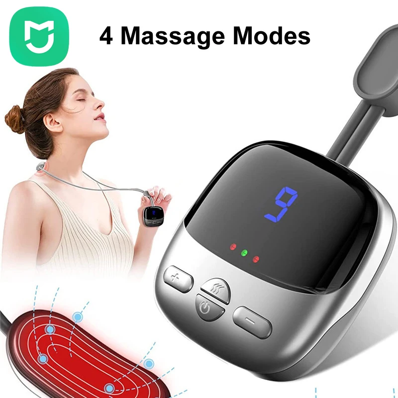 MIJIA Portable Smart Hanging Neck Protector Shoulder Cervical Spine Massager Pulse Neck Artifact Dredging Spine Hot Compress