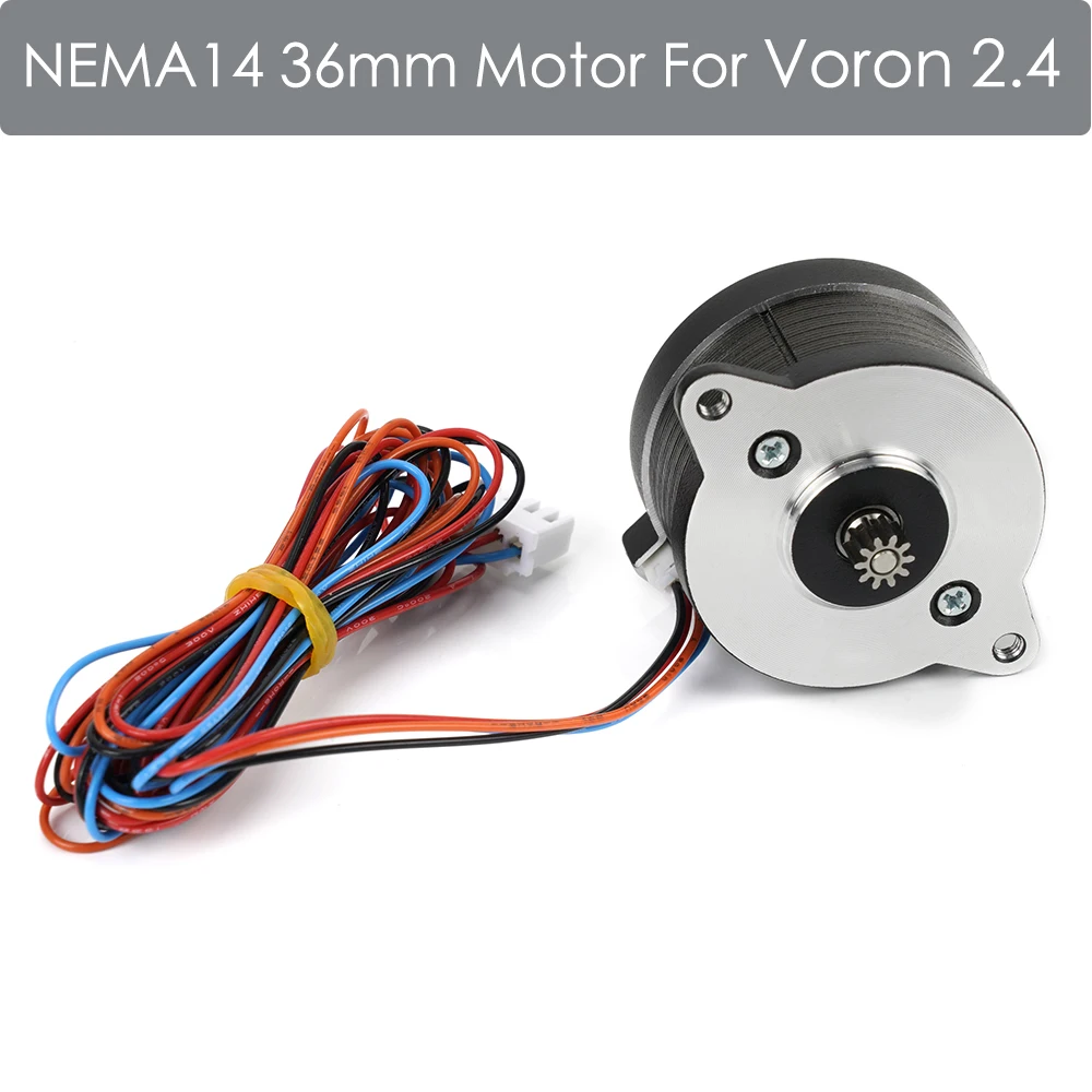 

NEMA14 36mm Motor Round Pancake 6BYG1204-A-6QHT For Voron 2.4 for Orbiter Sherpa 3D Printer Voron Mini Extruder