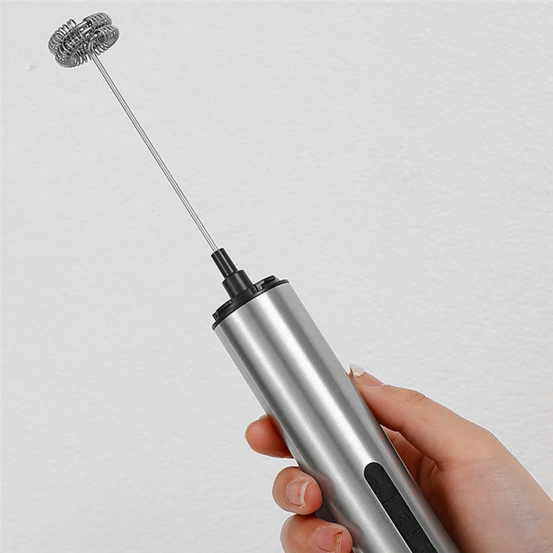 B83B-Rechargeable Milk Frother Coffee Frother Electric Whisk Drink Mixer For Lattes, Cappuccino