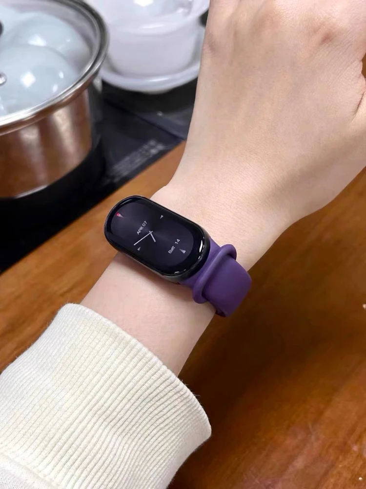 Weiches Silikonarmband für Xiaomi Mi Band 10 Sport-Smartarmband Ersatzband für Mi Band 8 9 NFC Neues Armband-Zubehör – Detail 1