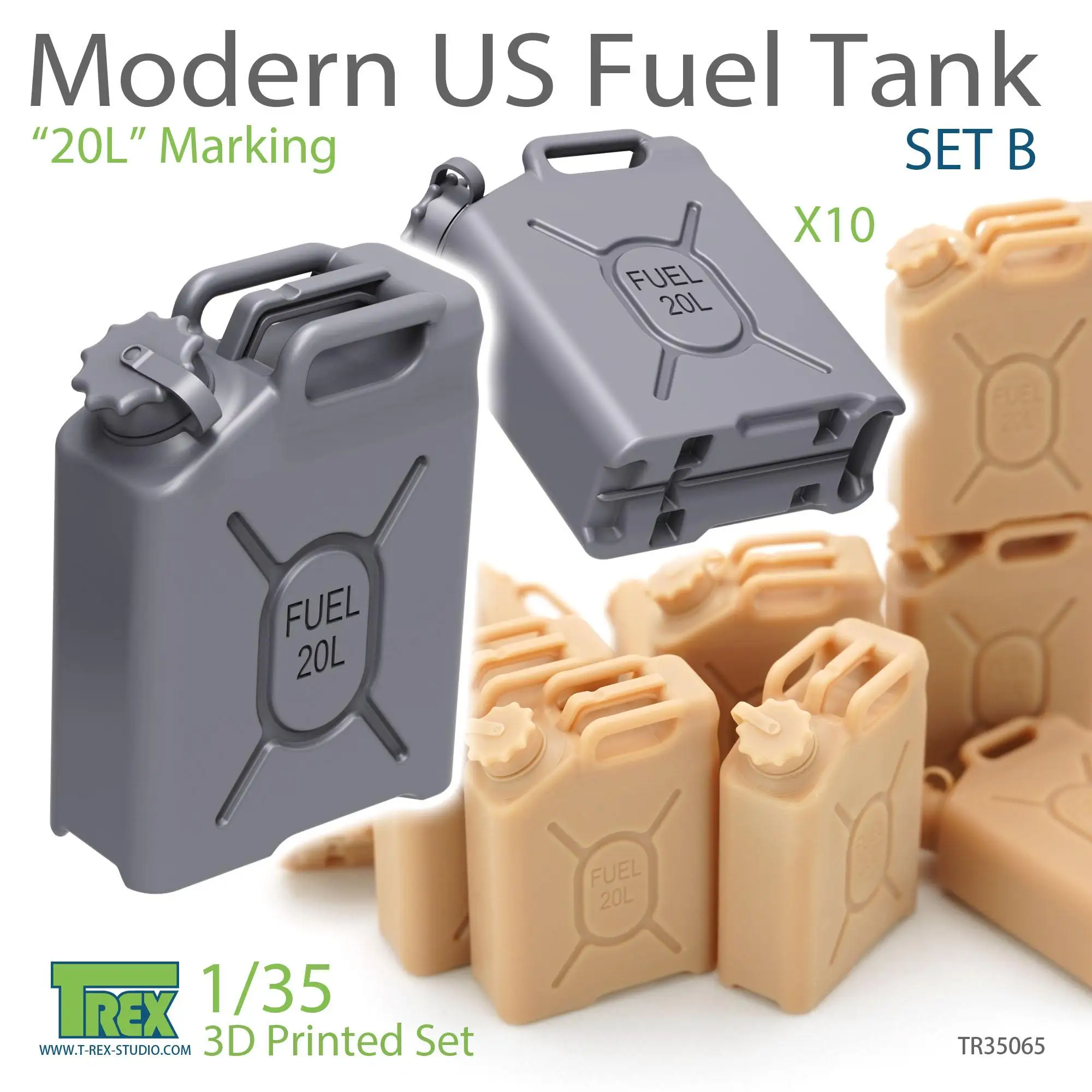 T-REX 35065 1/35 Modern US Fuel Tank Set B 