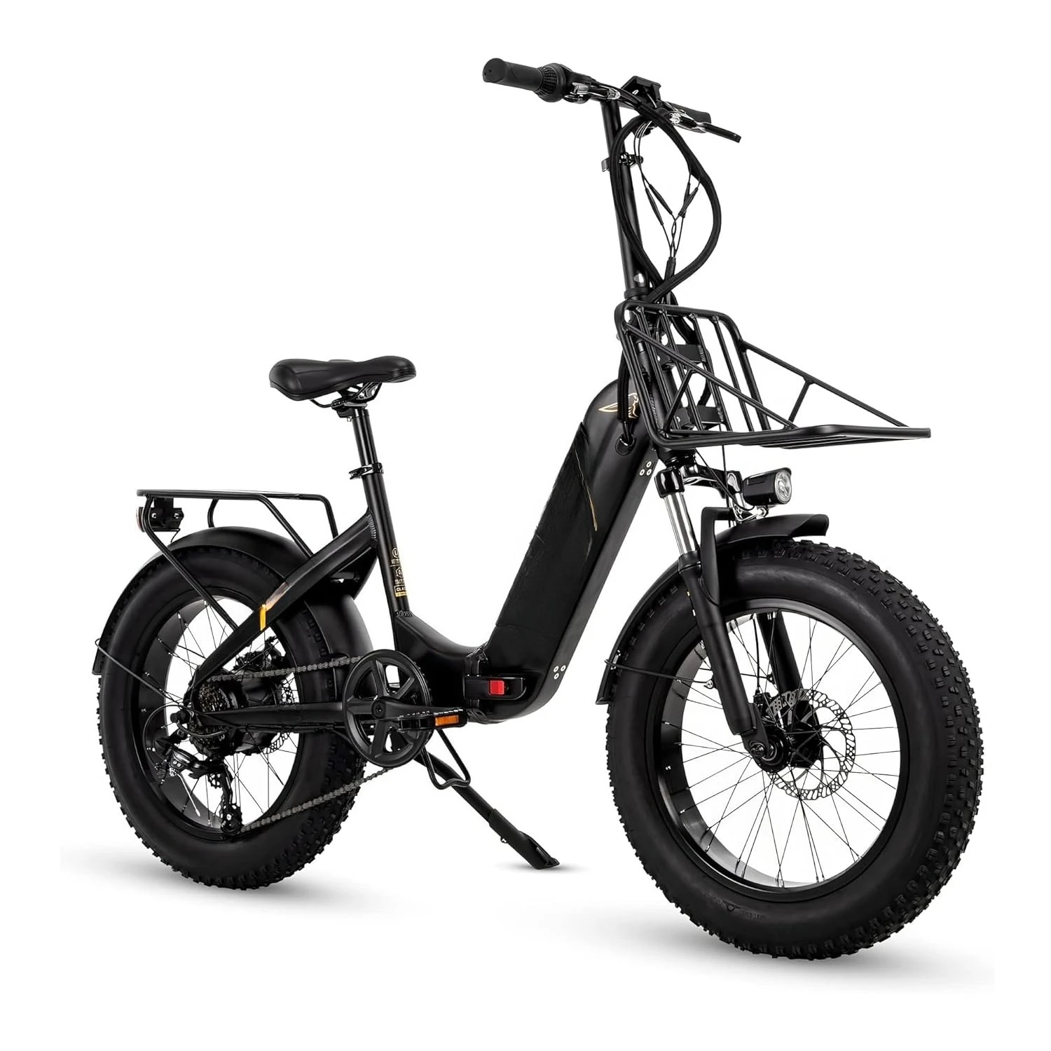 

Centris 20” Folding Fat Tire Electric Bicycle, 500 Watt, 20 MPH, 6 Speed, Customized