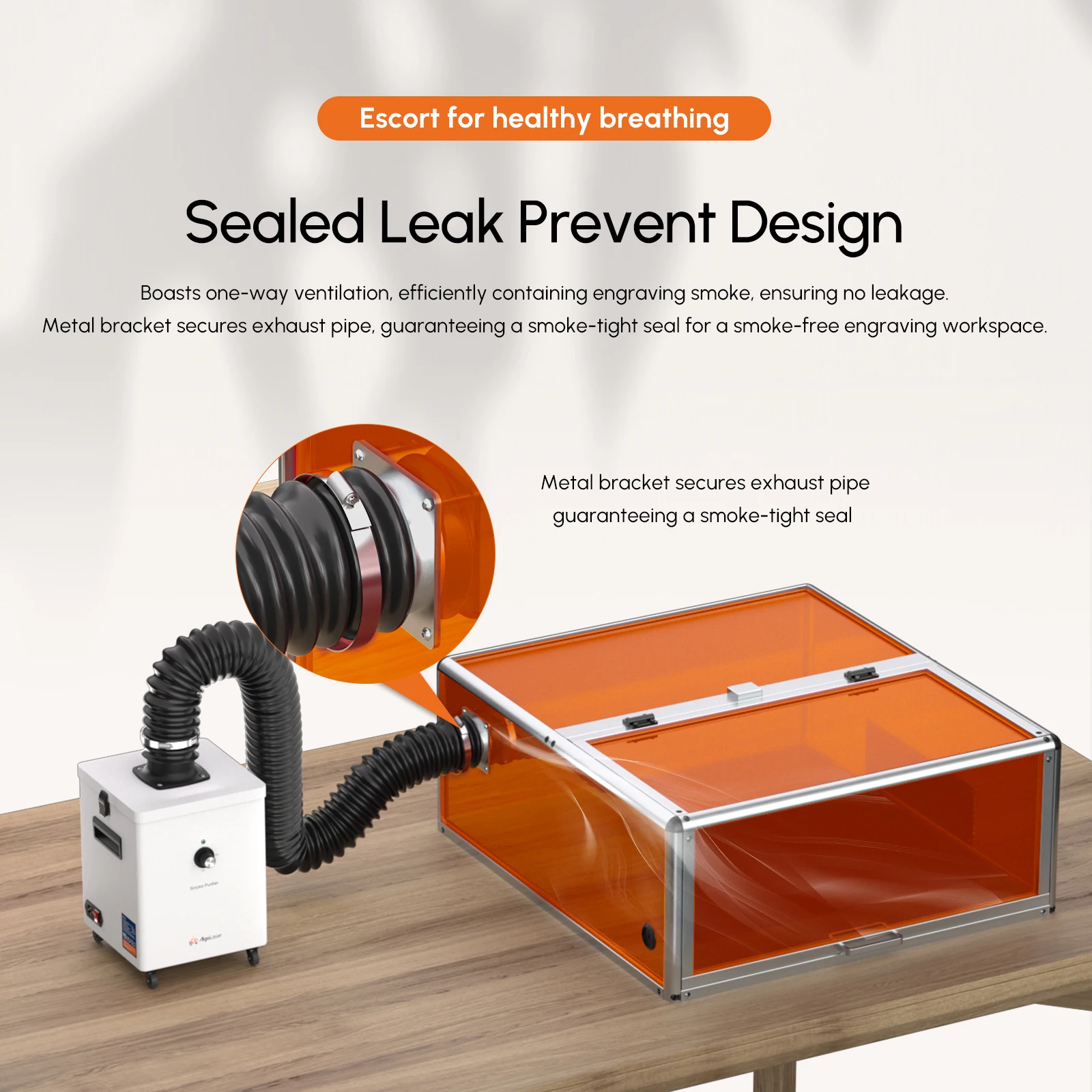 150W Powerful Smoke Purifier Smoke Absorber Filter For Laser Engraving Cutting Machine CNC Machine Use for Welding Repair