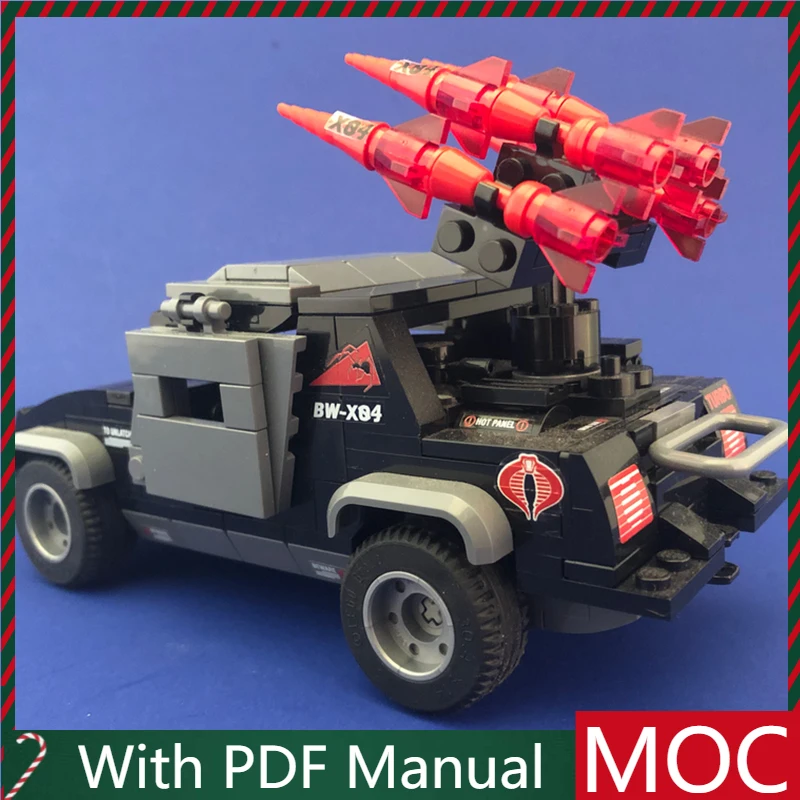 

360 PCS MOC Grey Cobra Stinger Vehicle Model Modular DIY Set Building Blocks Kids Assembly Display Toys Festival Surprise Gift