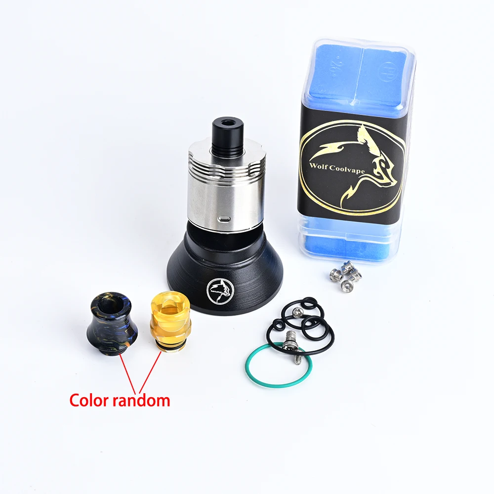 Wolfcoolvape Four One Five 415 RDA Kaze RDL / MTL RDA BF Pin 0.9 x 2 1.0 x 2 1.0 1.4 atomizer tank for coils & atomizers - gallery image 4