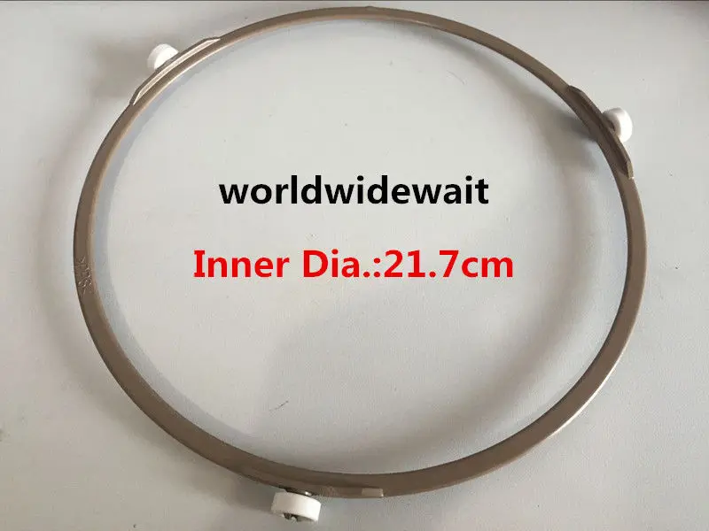 

Внутренний диаметр 21,7 см, стеклянный круглый поднос для микроволновой печи, роликовый кронштейн, 1 шт.