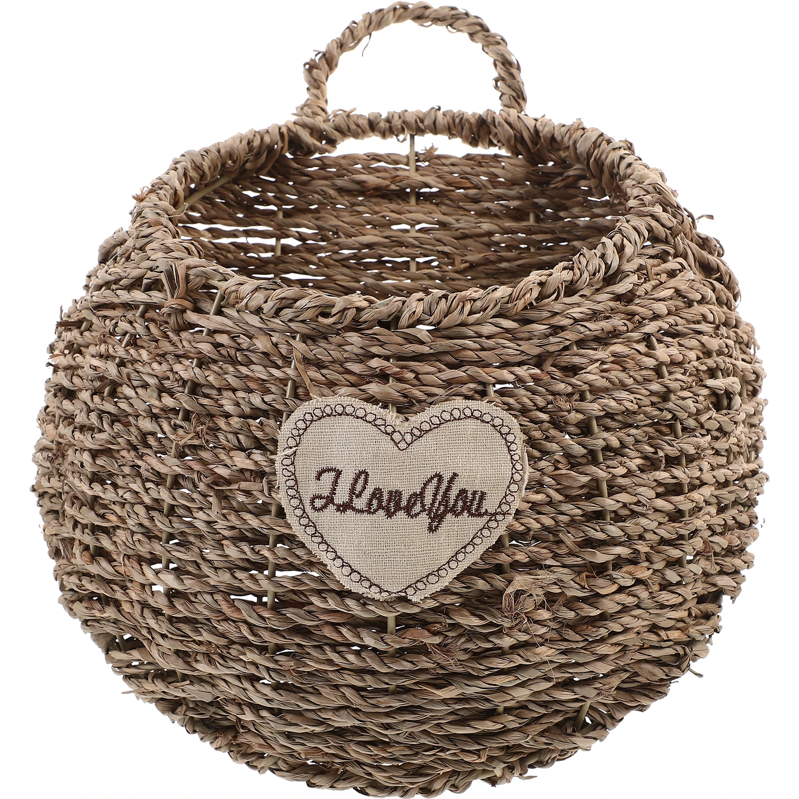 

Floral Straw Basket H woven Decorative Container Natural Material Storage Solution Woven Basket Wedding Party Eco Friendly Long