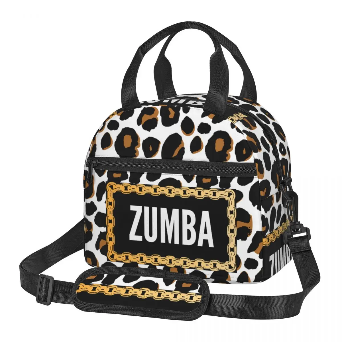 Z-Zumbaed Accessories Large Insulated Lunch Bag With Adjustable Shoulder Strap Cooler Thermal Lunch Boxes