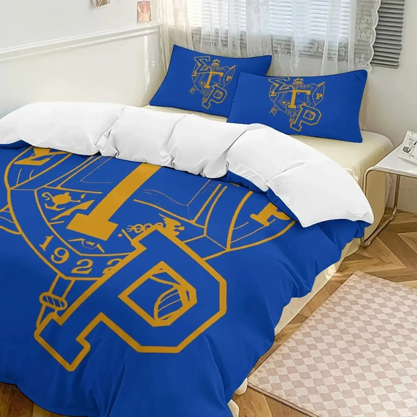 

Sigma Sorority Gamma Rho SGR 3D NEW Duvet Cover Pillowcase Bedding Set Adult Boy Bedroom Decoration Children Single Double Large