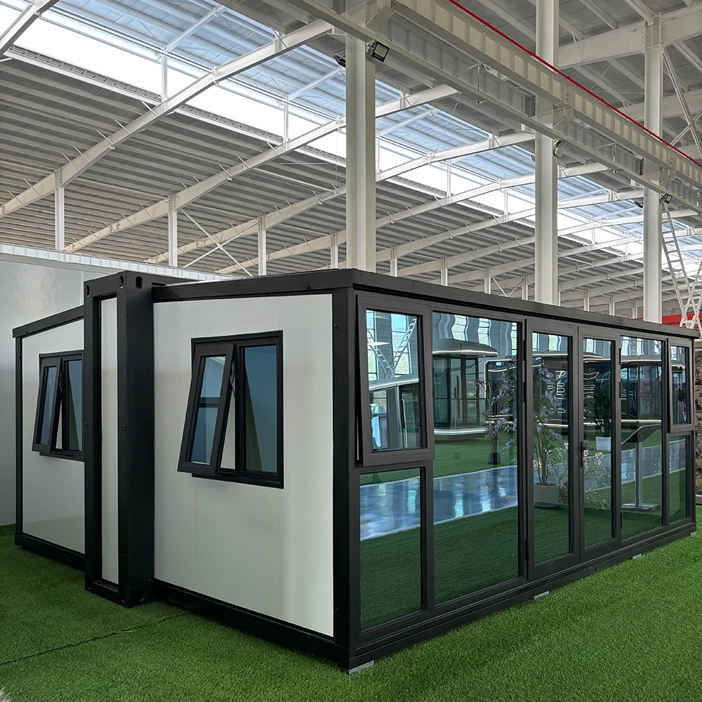 Ecological Expandable Container House With Solar Energy Temporary Housing Guard House Booth China Expandable Container House