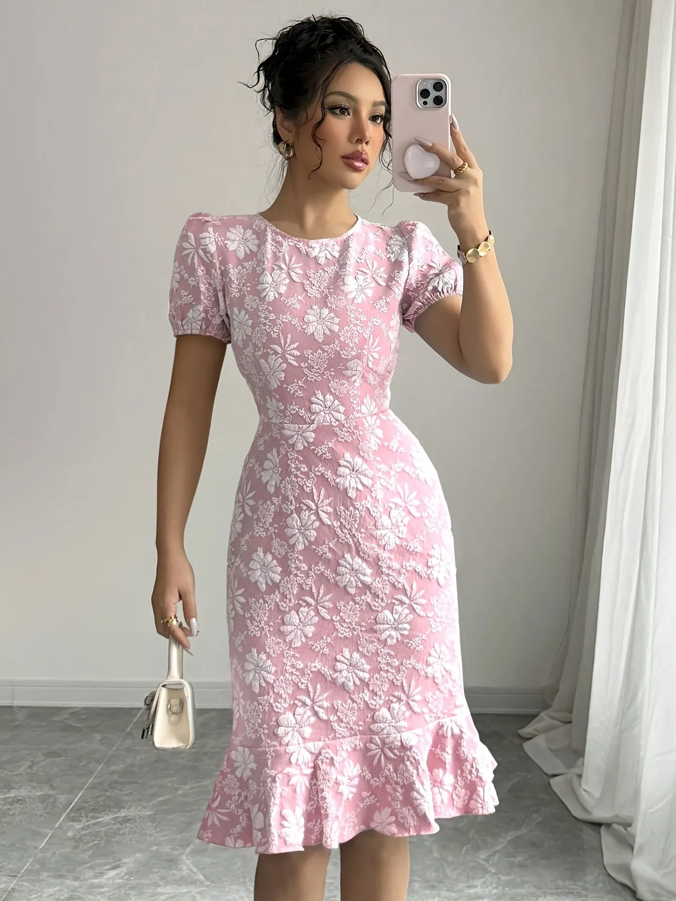 2026 Summer Vintage Floral Dress Women