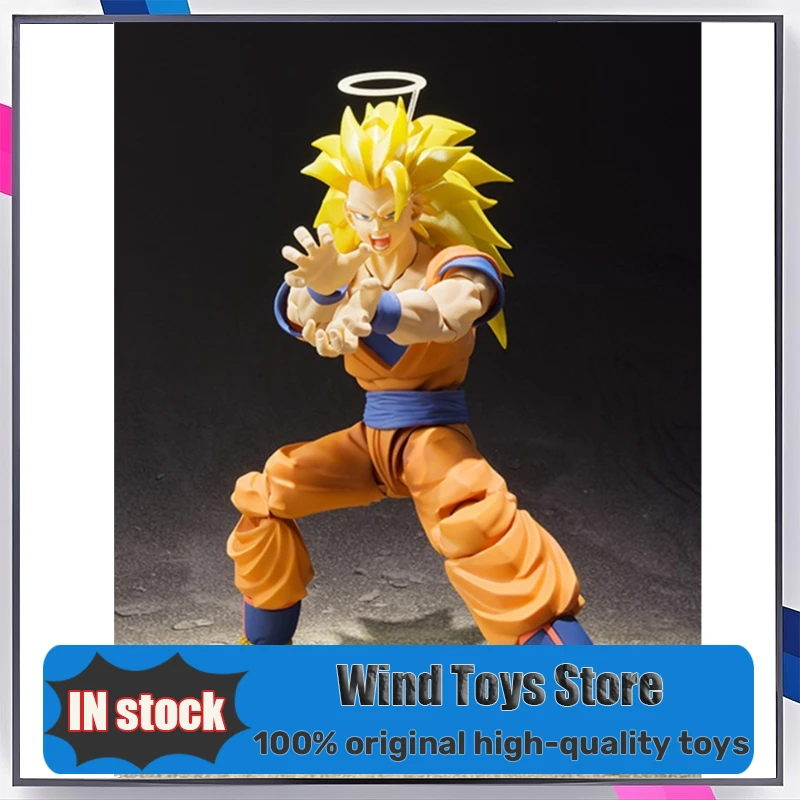 

Bandai Original S.H. Figuarts Super Saiyan 3 Son Goku Dragon Ball Z 2.0 in Stock Anime Action Collection Model Figures Toys