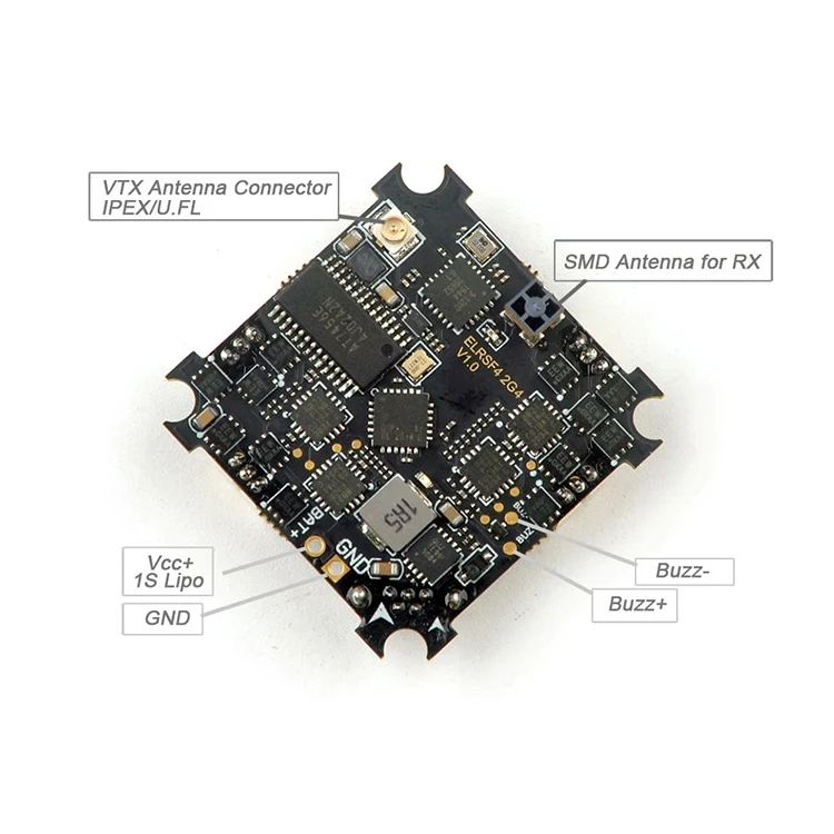 HappyModel Crazy F405 HD ELRS 1-2S AIO FC / SuperX HD ELRS 1-2S AIO FC ELR / Crazybee F4 Lite 1S FC / Elrs F4 2g4 Aio 5 in 1 FC