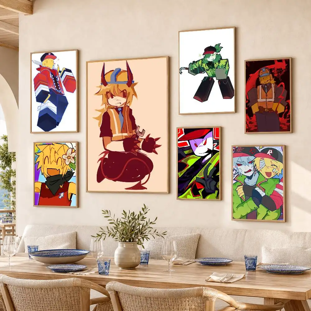 B-Block Tales Waterproof Self-Adhesive Wall Poster for Bedroom Living Room Home Decor