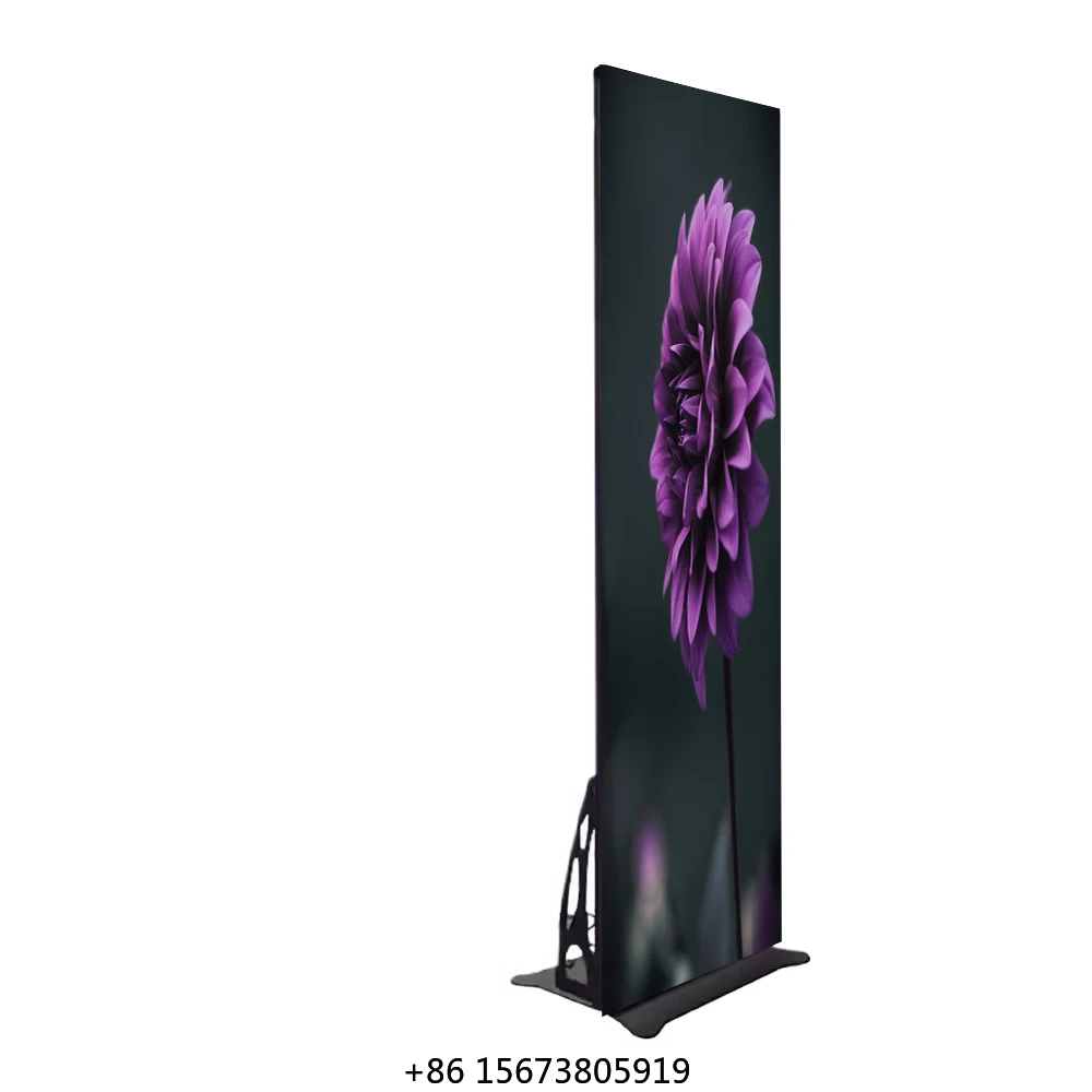 3-Year Warranty Indoor Floor Standing LED Advertising Poster Display Stand Digital Signage Video Application Animation Function