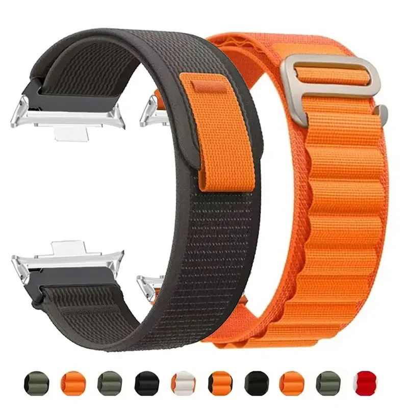 جبال الألب حلقة حزام لساعة Xiaomi Redmi 5 4 سوار النايلون مطاطا حزام الساعات ل Mi Band 8/9Pro Trail Correa الفرقة الملحقات