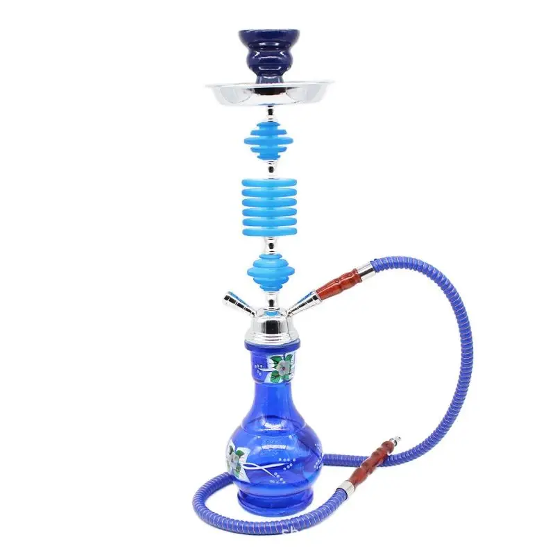 

Double Tubes Shisha Hookah Glass Metal Made Shisha Hookah Bulk Price For Holiday Party Bar Hotel Hookah